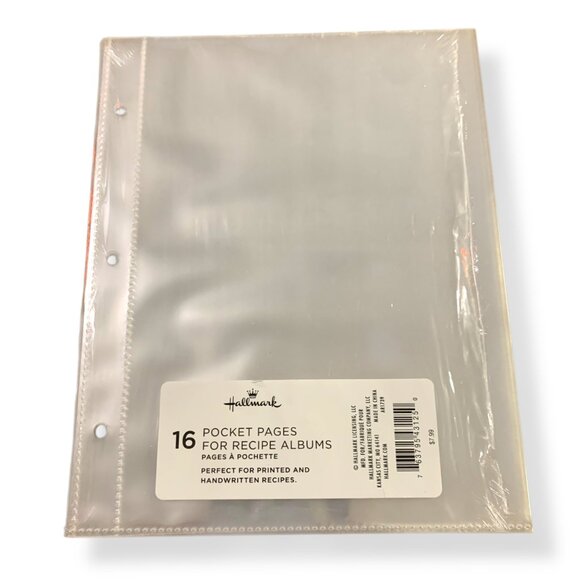 Hallmark Recipe Binder Organizer Divider Tabs & Fill-In Recipe Pages Foodie - Picture 7 of 8